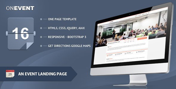 Proconf Event Landing Page